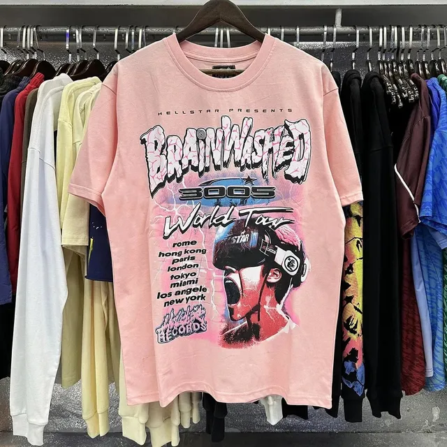 Hellstar Brainwashed Tour Tee World Tour Graphic
