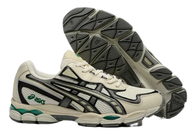 Asics Gel-Kayano 14 Beige Black Green