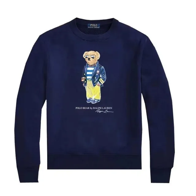 Polo Ralph Lauren Polo Bear Sweatshirt Navy with Embroidered Bear