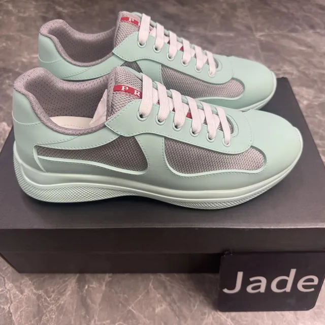 Prada Jade Sneaker Mint Green Mesh