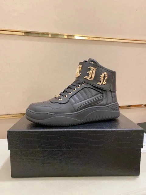 Chrome Hearts High-Top Sneaker Gold Logo