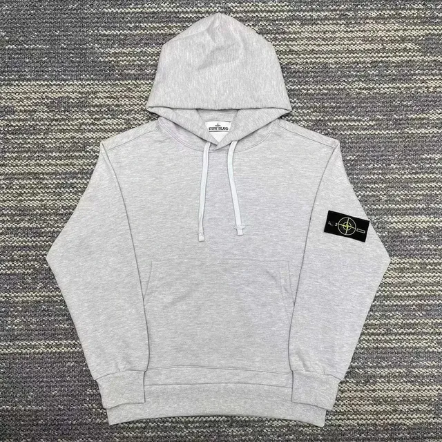 Stone Island Hooded Sweatshirt Heather Grey