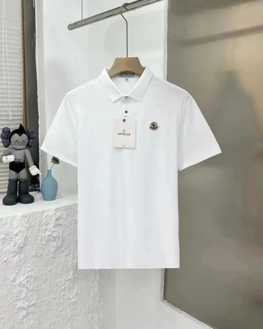Moncler Polo Shirt Logo Patch
