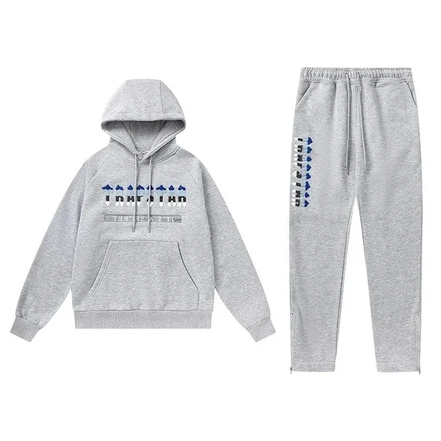 Trapstar Hoodie and Joggers Set Triangle Logo