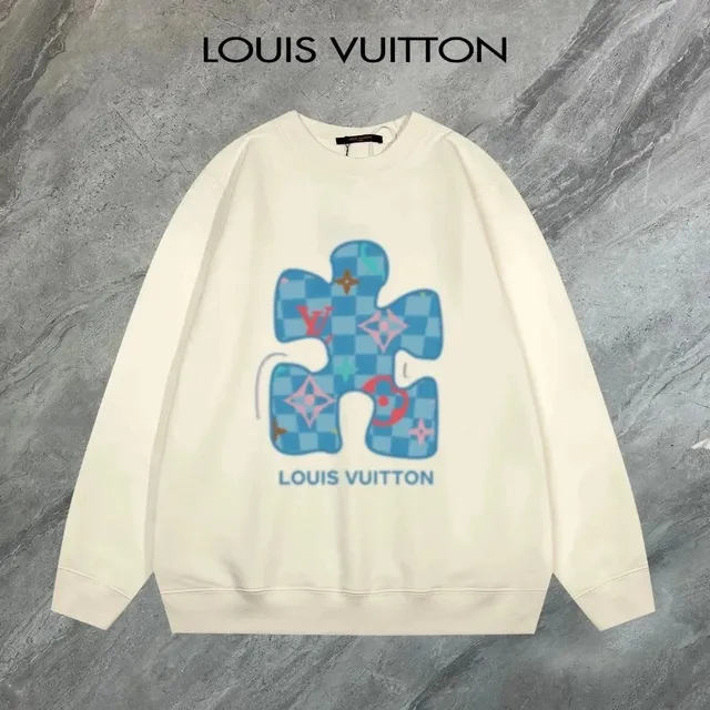 Louis Vuitton Crewneck Sweatshirt Puzzle Print
