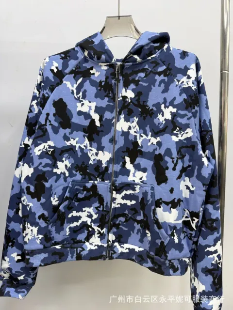 BAPE Zip-Up Hoodie Camouflage Print
