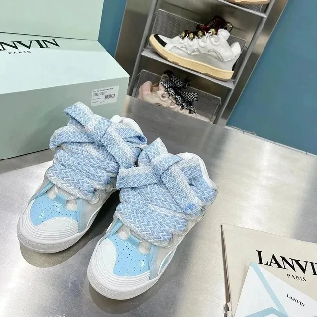 Lanvin Sneaker Light Blue and White