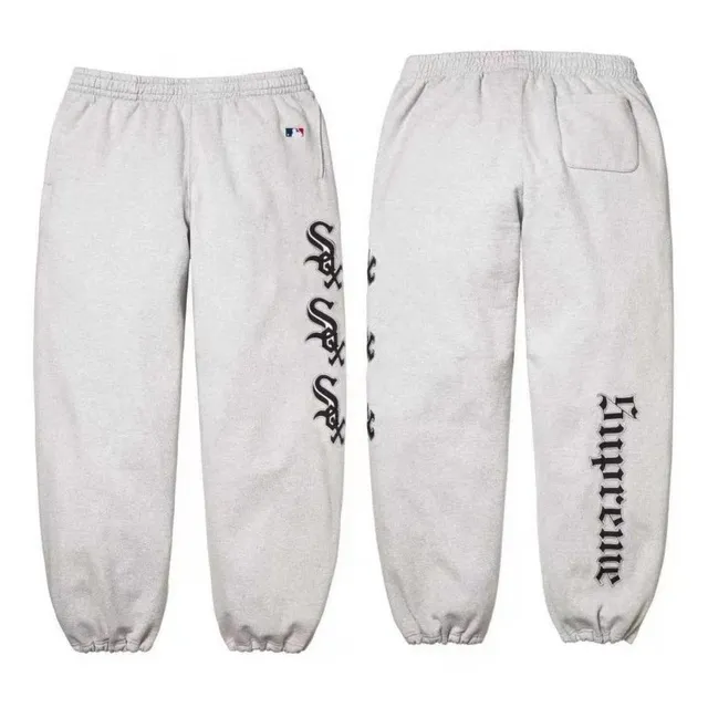 Supreme × MLB Track Pants White Sox Logo