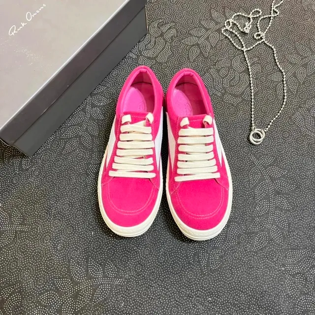 Rick Owens Sneaker Pink and White