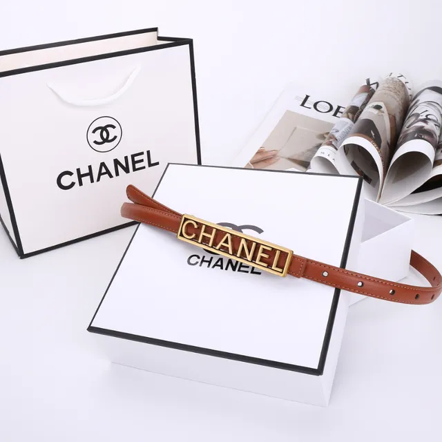Chanel Logo Belt
