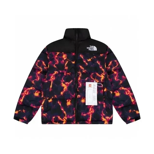 The North Face Nuptse Jacket Lava Print