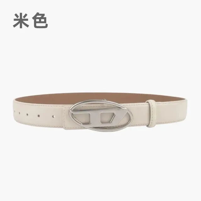 Diesel Belt Oval Logo Buckle