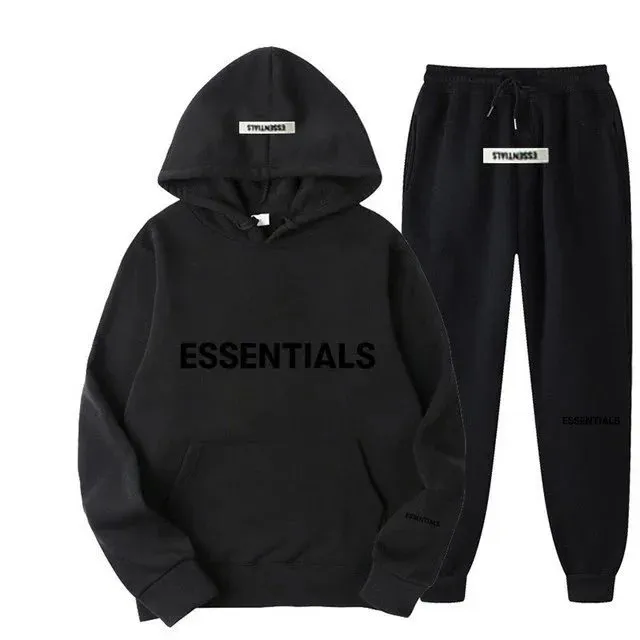 Fear of God Essentials Hoodie and Joggers Set Essentials Logo