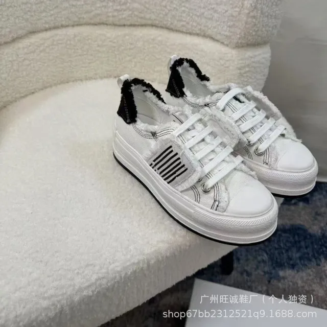 Balenciaga Triple S Fringed Canvas