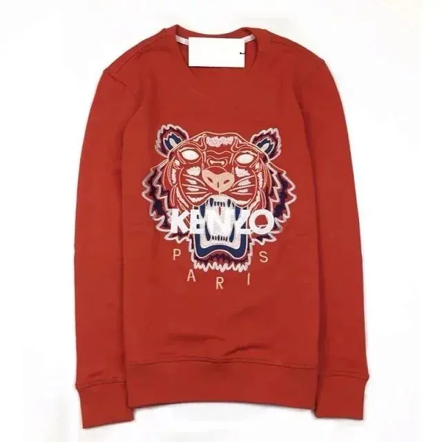 Kenzo Tiger Sweatshirt Embroidered Tiger Logo