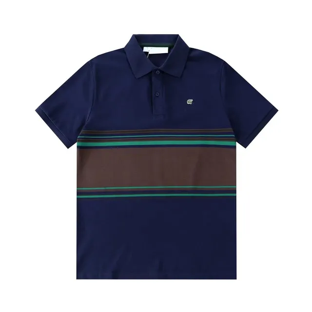 Lacoste Polo Shirt Stripe Panel
