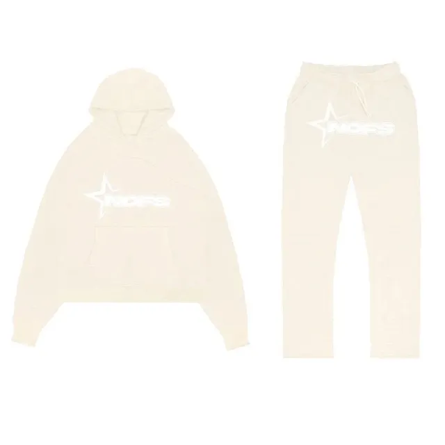 Corteiz Hoodie and Joggers Set Star Logo