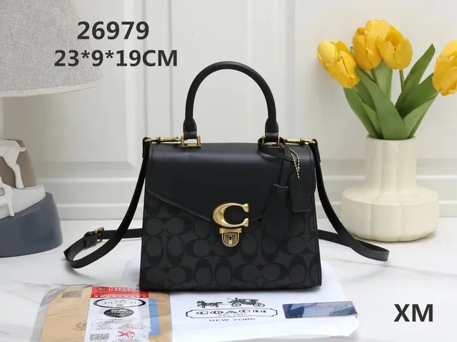 Coach C Bag Signature Canvas