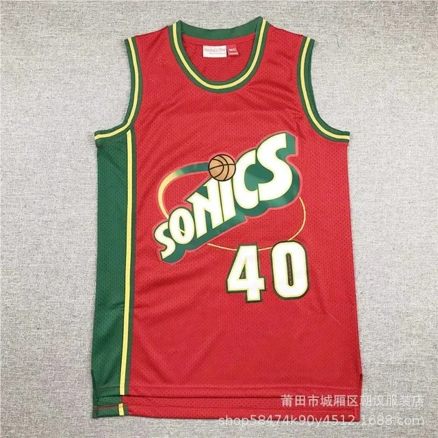 Mitchell & Ness × NBA Seattle SuperSonics Jersey Throwback Mesh