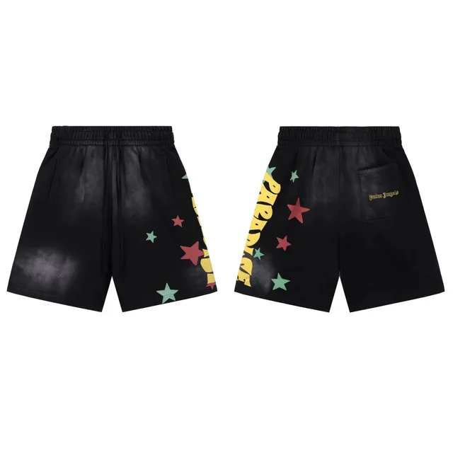 Palm Angels Star Print Shorts Paradise Star