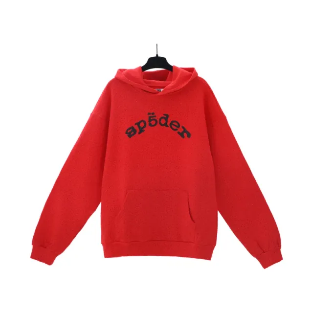 Perforated Hoodie Sp5der Logo