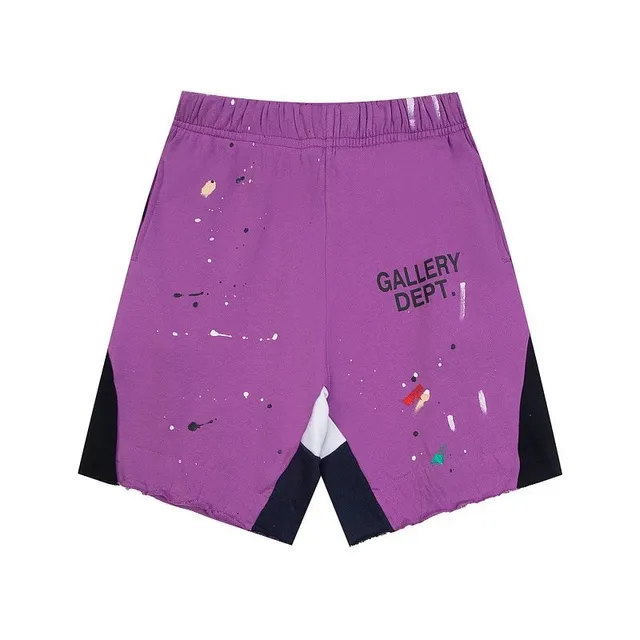 Paint Splatter Shorts Gallery Dept. Logo