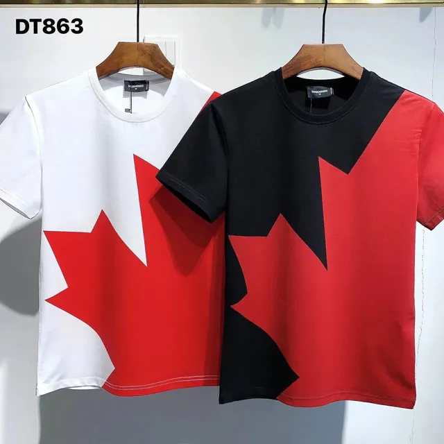 Dsquared2 Maple Leaf T-Shirt Color-Block