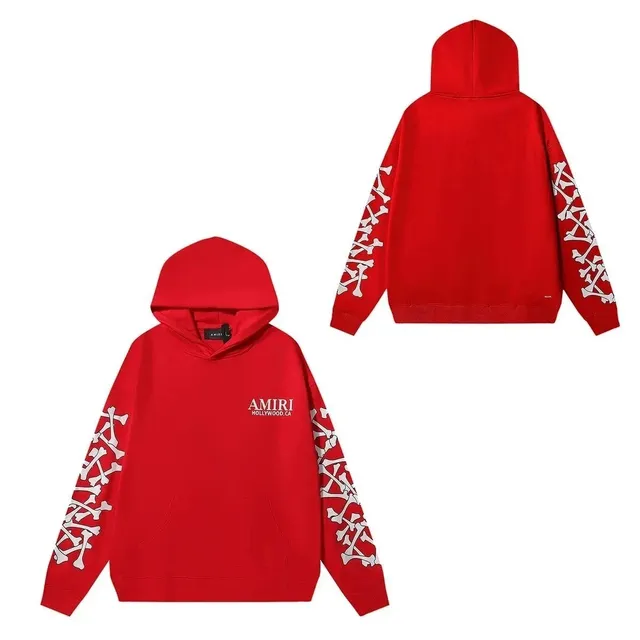 Amiri Hoodie Bone Print