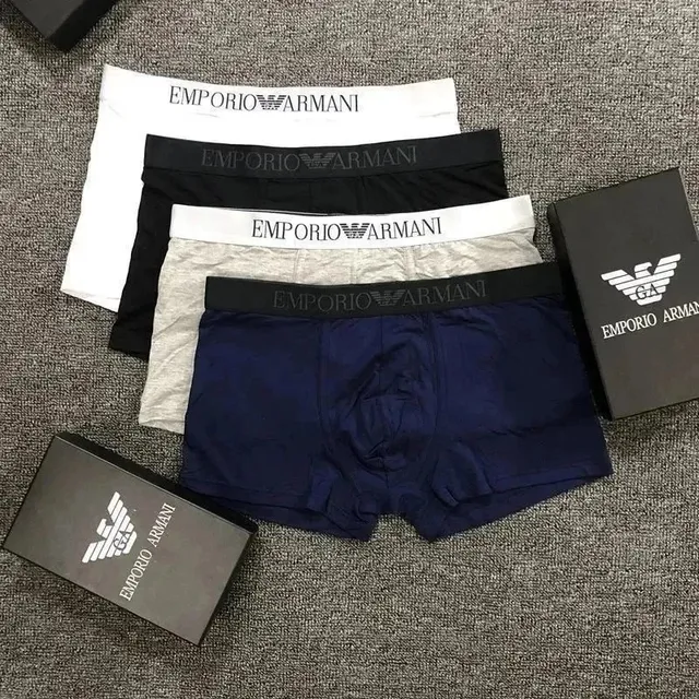 Emporio Armani Boxer Briefs Classic Logo Waistband