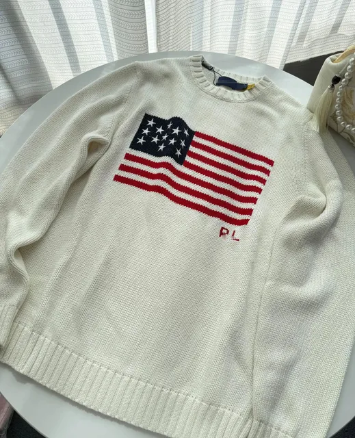 Polo Ralph Lauren Knit Sweater American Flag