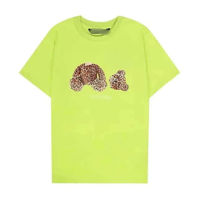 Palm Angels T-Shirt Leopard Bear Graphic