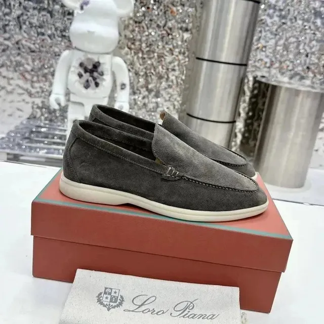 Loro Piana Loafer Suede Moc Toe