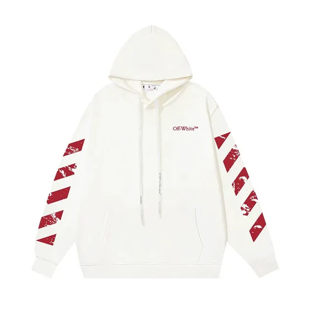 Off-White Hoodie Diagonal Arrow Print
