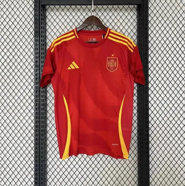 Adidas × Spain National Team Spain Home Jersey 2024 Red