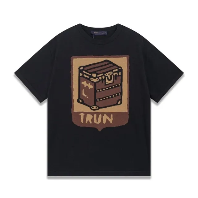 Louis Vuitton Trunk Graphic T-Shirt Brown Trunk Print