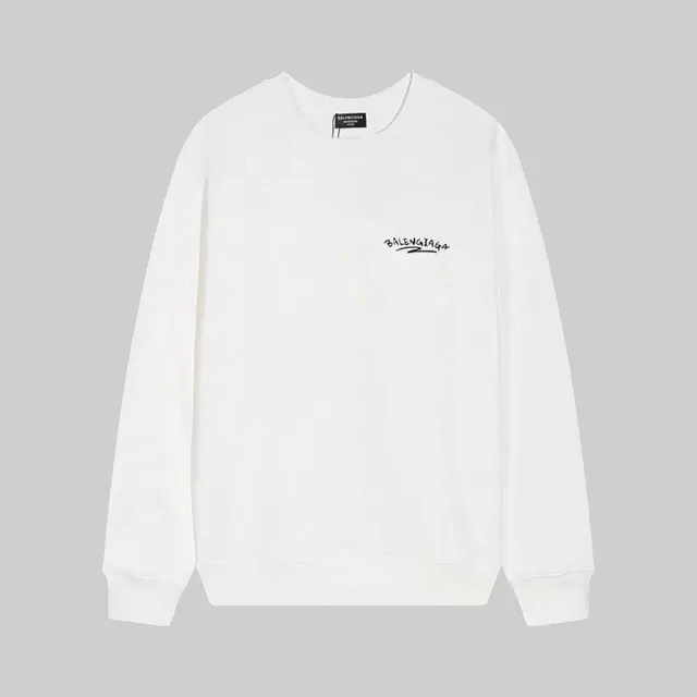 Balenciaga Crewneck Sweatshirt Logo Embroidered