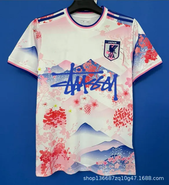 Stüssy Japan National Team Jersey Cherry Blossom Print