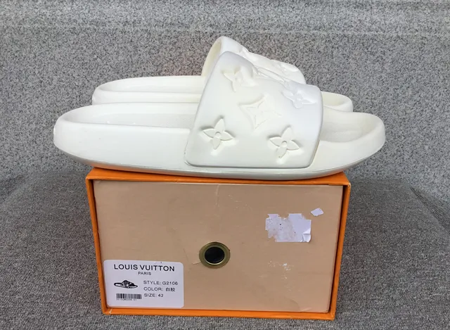 Louis Vuitton Slide Sandal Monogram Embossed