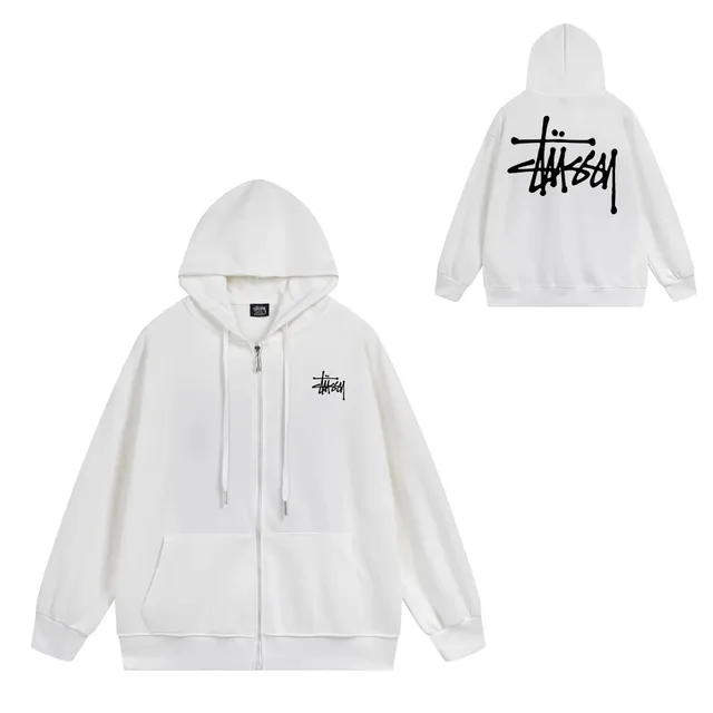 Stüssy Zip-Up Hoodie Classic Logo