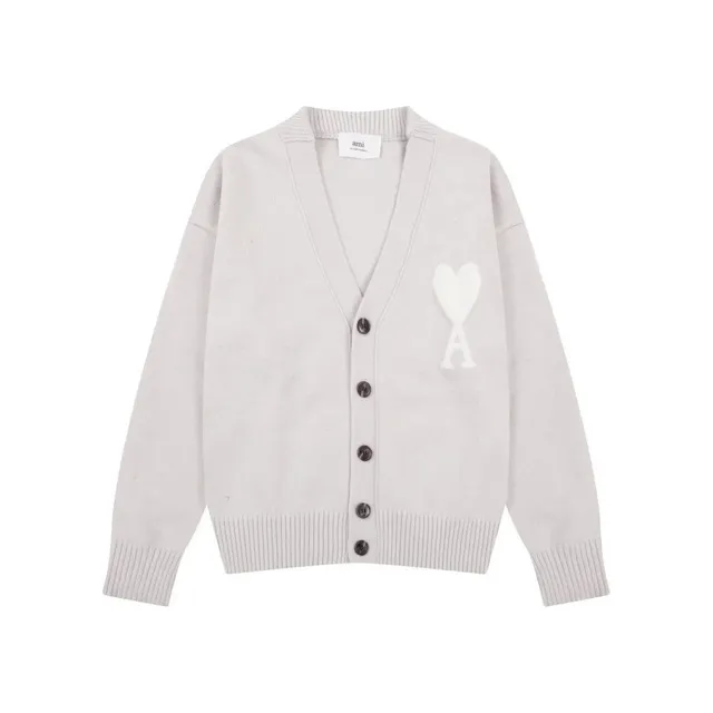 AMI Paris Cardigan Heart A Logo