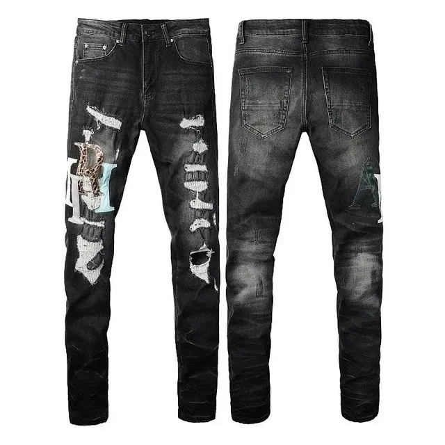 Distressed Slim Fit Jeans
