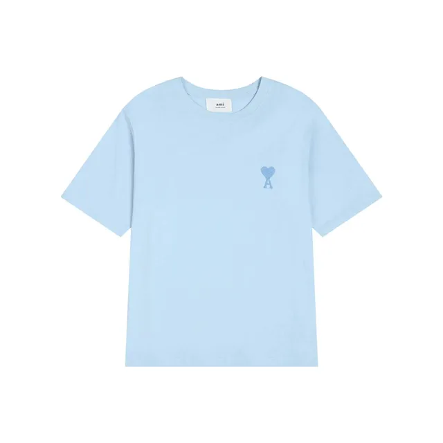 AMI Paris Cotton T-Shirt Heart Logo