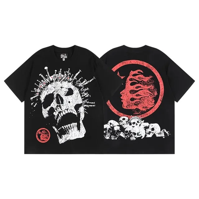 Hellstar Graphic Tee Skull Print