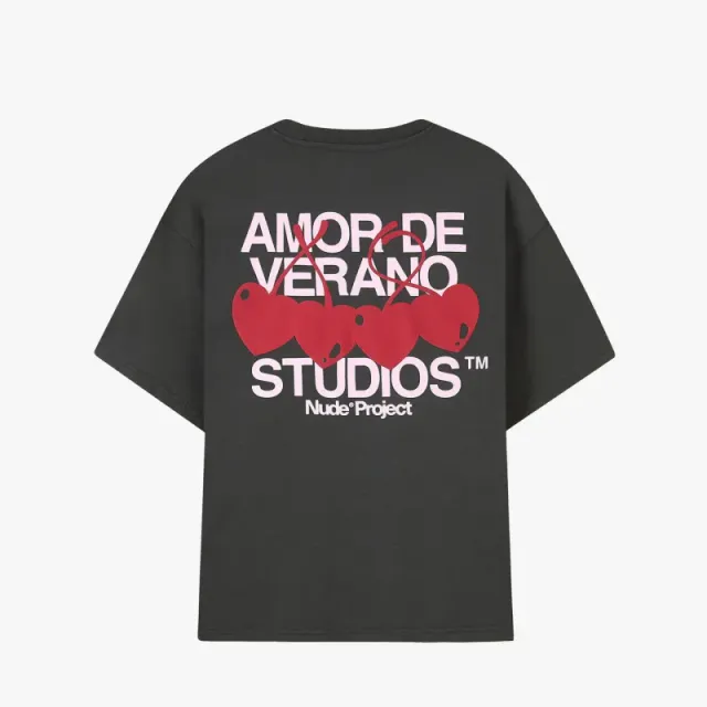 Nude Project Amor de Verano Studios Tee Cherry Print