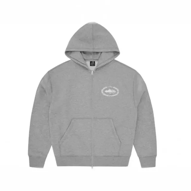 Corteiz Zip-Up Hoodie Embroidered Logo