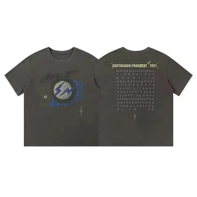 Travis Scott × Fragment Design Graphic Tee Cactus Jack Fragment 2021