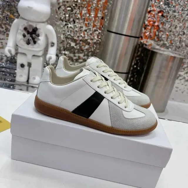 Maison Margiela Future Sneaker White Black Suede