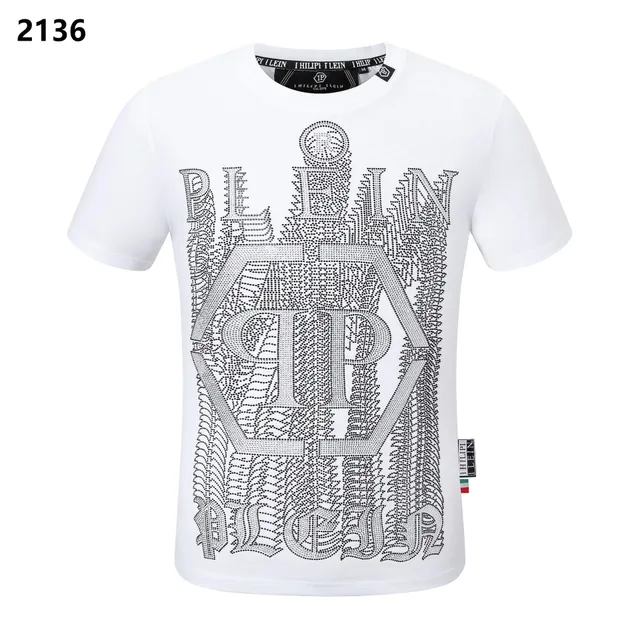 Philipp Plein Graphic T-Shirt Crystal Logo
