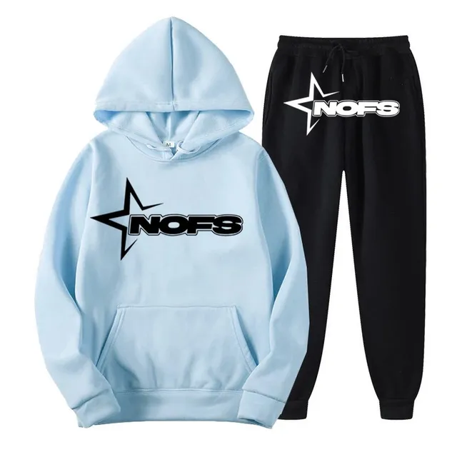 Corteiz Hoodie and Joggers Set Star Logo