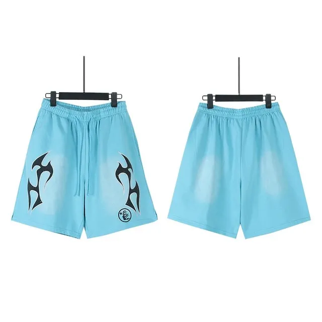 Hellstar Graphic Shorts Tribal Print